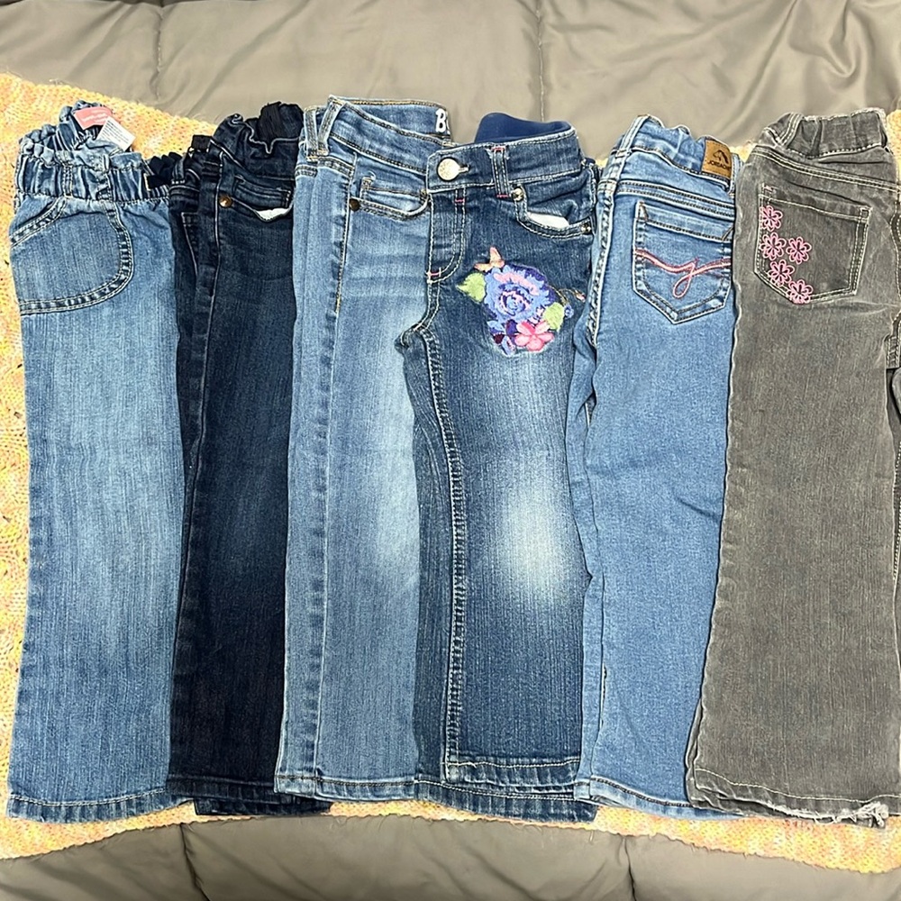 Toddler Size 3T Jeans/Jegging Bundle (6 pair included)